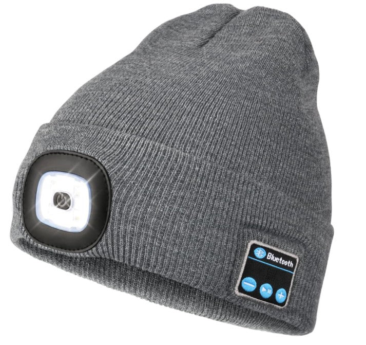 Gorro Reproductor de música con Linterna Integrada
