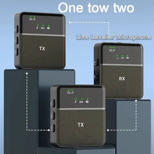 Micrófono Inalámbrico Master Lavalier - Dual - TEKNOLANT