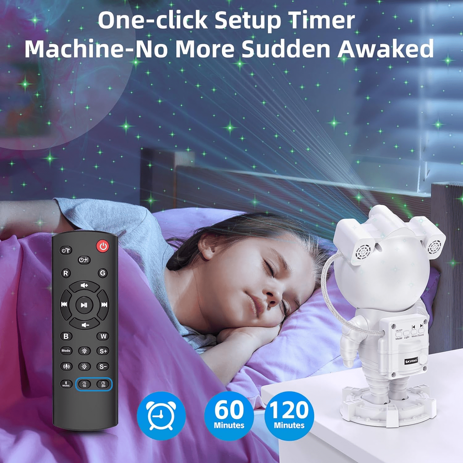 Proyector de Astronauta: Lleva las estrellas a Tu Hogar 🌌 - TEKNOLANT