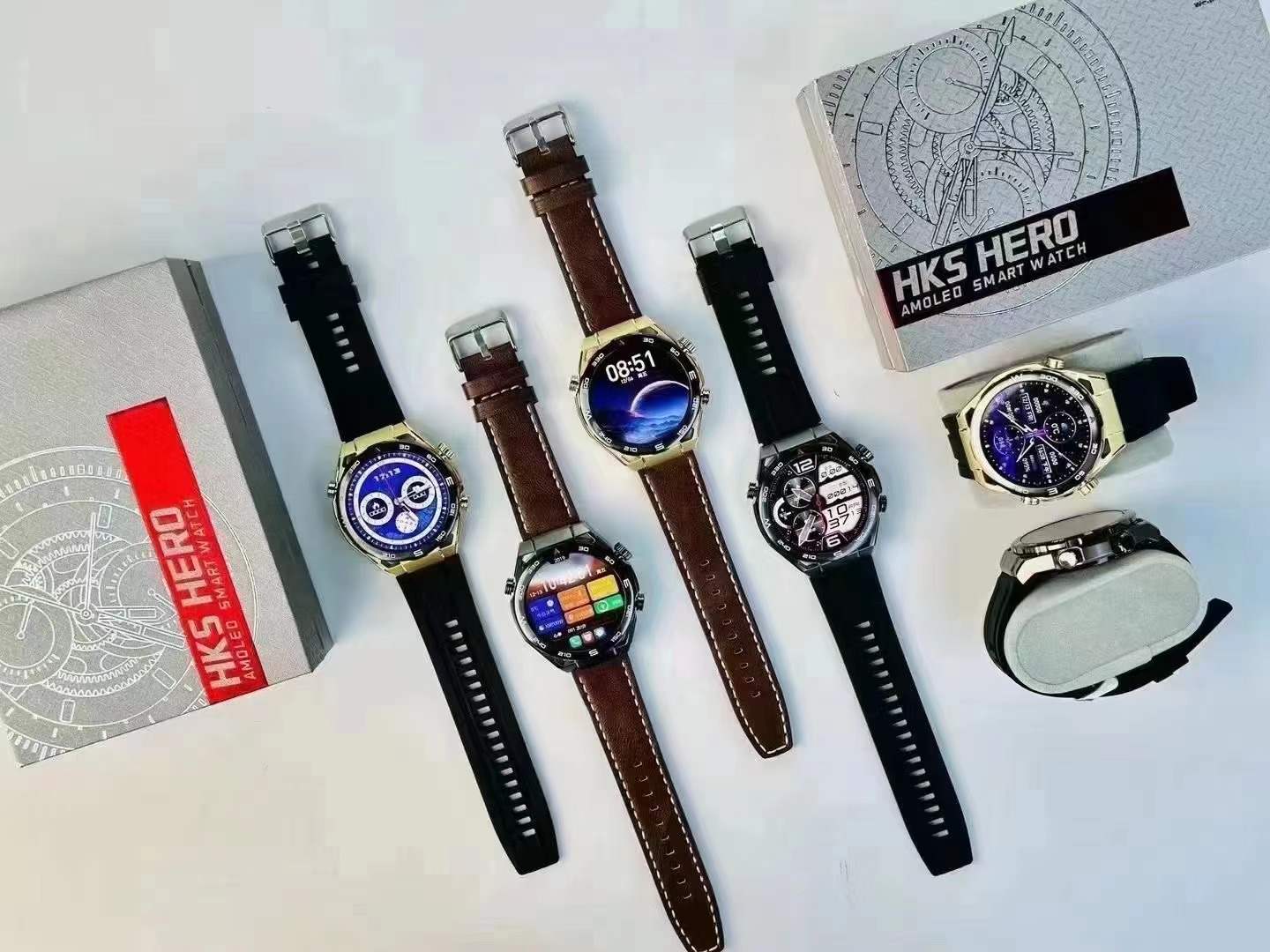 Smartwatch HK5 Hero – Pantalla Amoled – Doble correa - TEKNOLANT